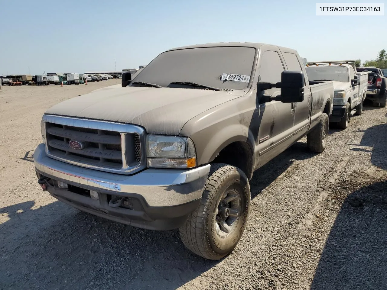 2003 Ford F350 Srw Super Duty VIN: 1FTSW31P73EC34163 Lot: 73497244