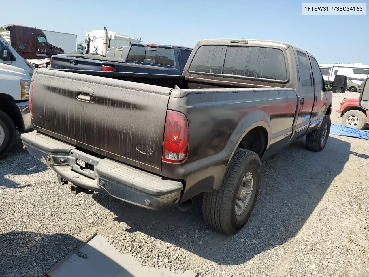 2003 Ford F350 Srw Super Duty VIN: 1FTSW31P73EC34163 Lot: 73497244