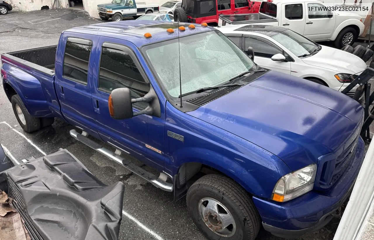 2003 Ford F350 Super Duty VIN: 1FTWW33P23EC02154 Lot: 74262214