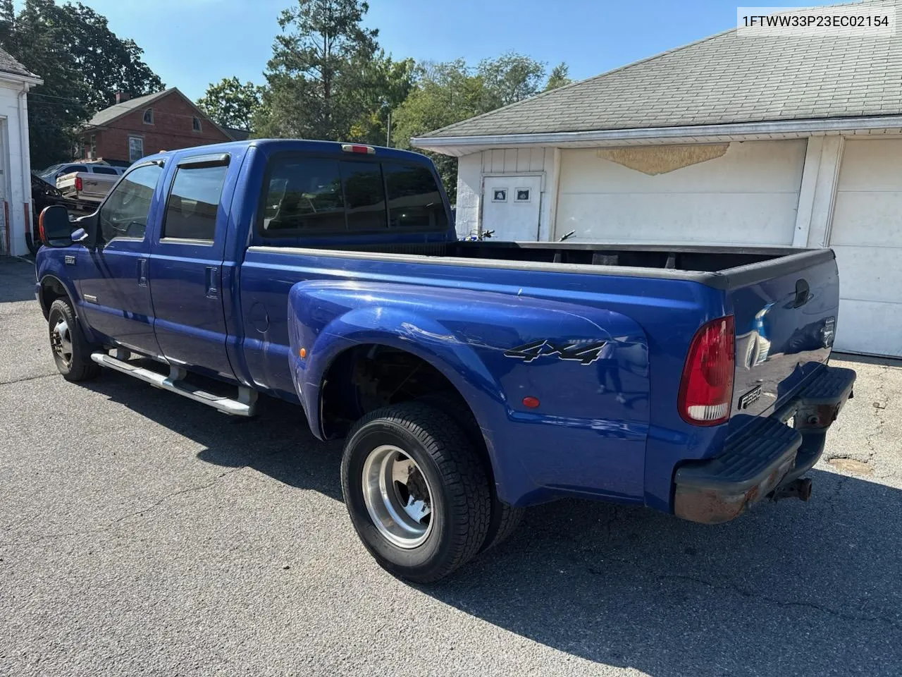 2003 Ford F350 Super Duty VIN: 1FTWW33P23EC02154 Lot: 74262214