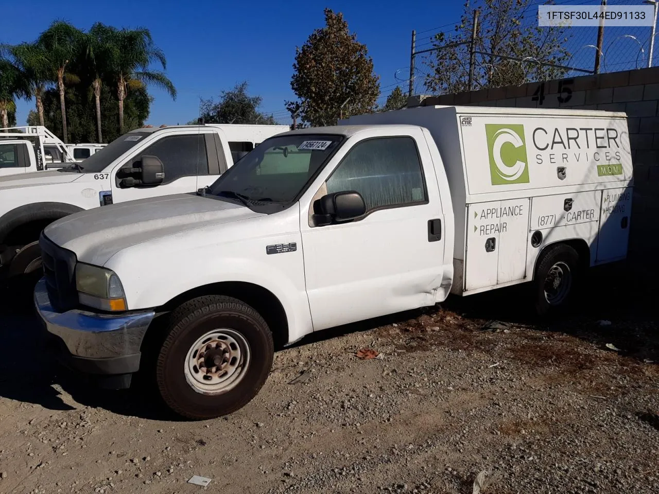 2003 Ford F350 Srw Super Duty VIN: 1FTSF30L44ED91133 Lot: 74567124