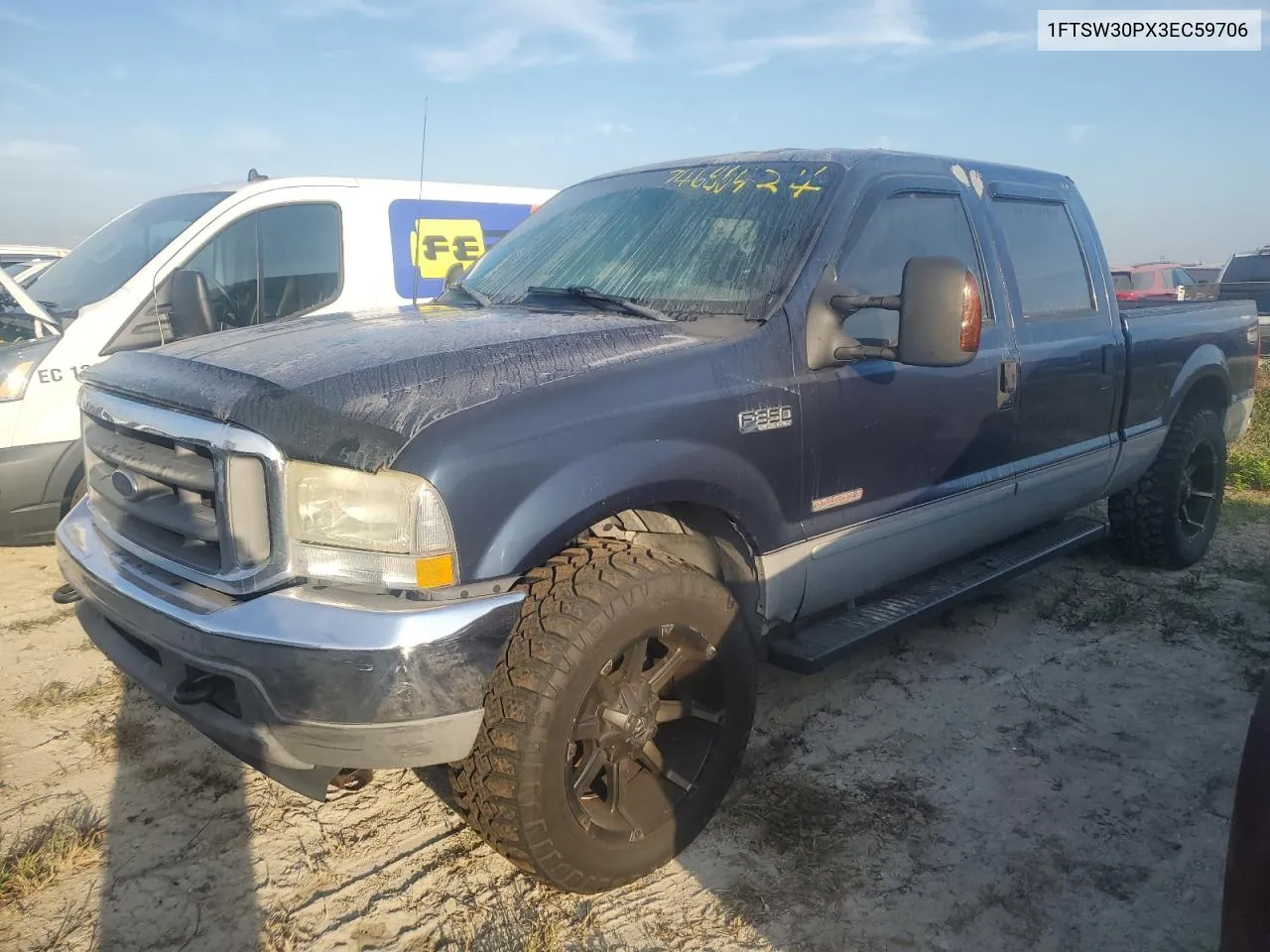 2003 Ford F350 Srw Super Duty VIN: 1FTSW30PX3EC59706 Lot: 74680424