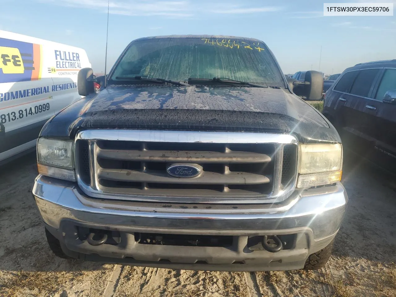 2003 Ford F350 Srw Super Duty VIN: 1FTSW30PX3EC59706 Lot: 74680424