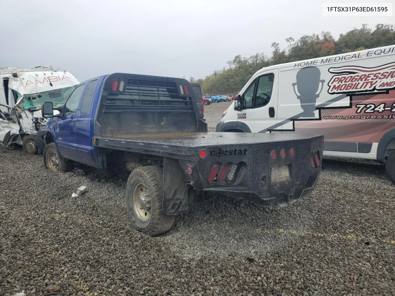 2003 Ford F350 Srw Super Duty VIN: 1FTSX31P63ED61595 Lot: 75672644