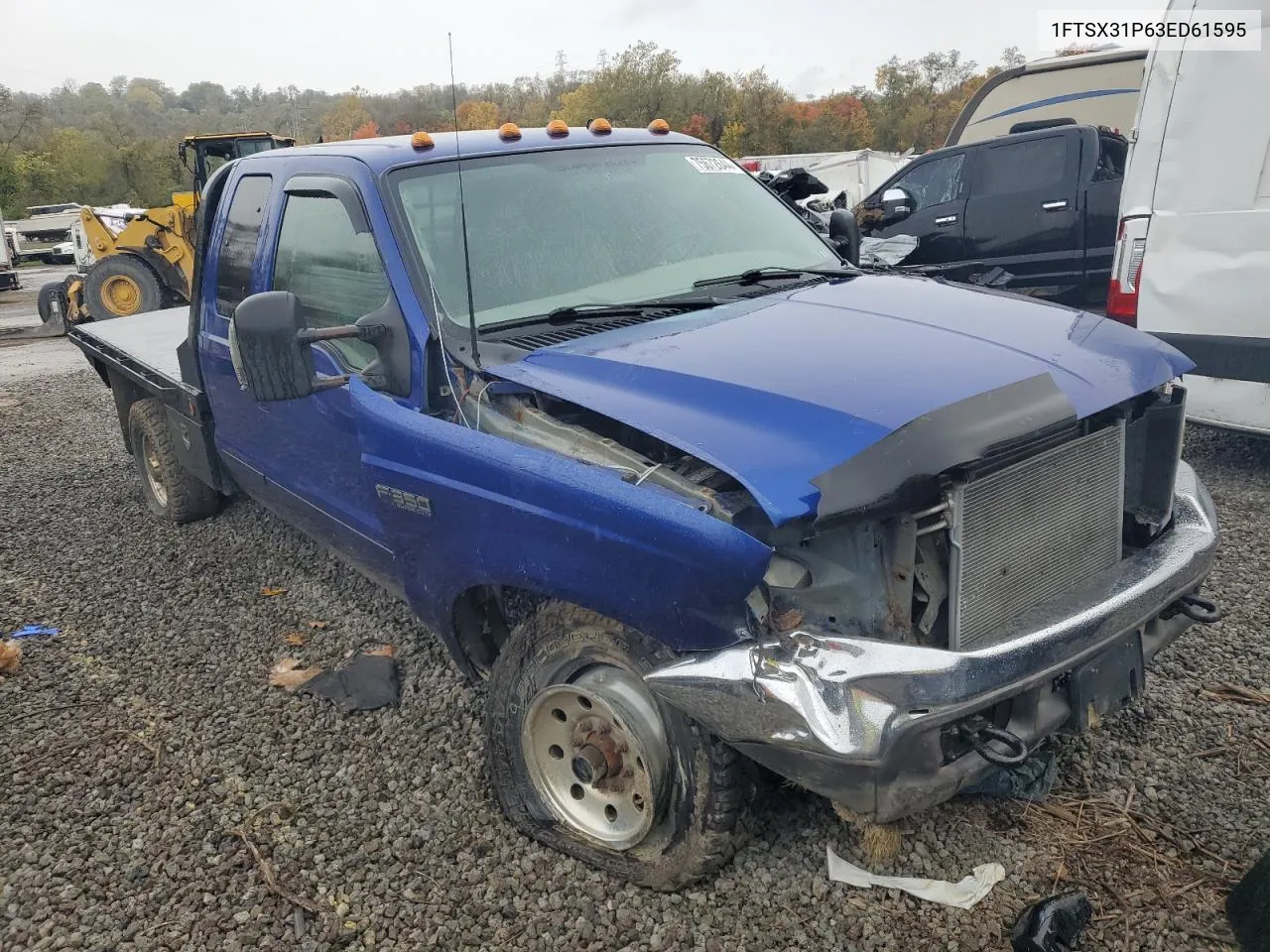 2003 Ford F350 Srw Super Duty VIN: 1FTSX31P63ED61595 Lot: 75672644