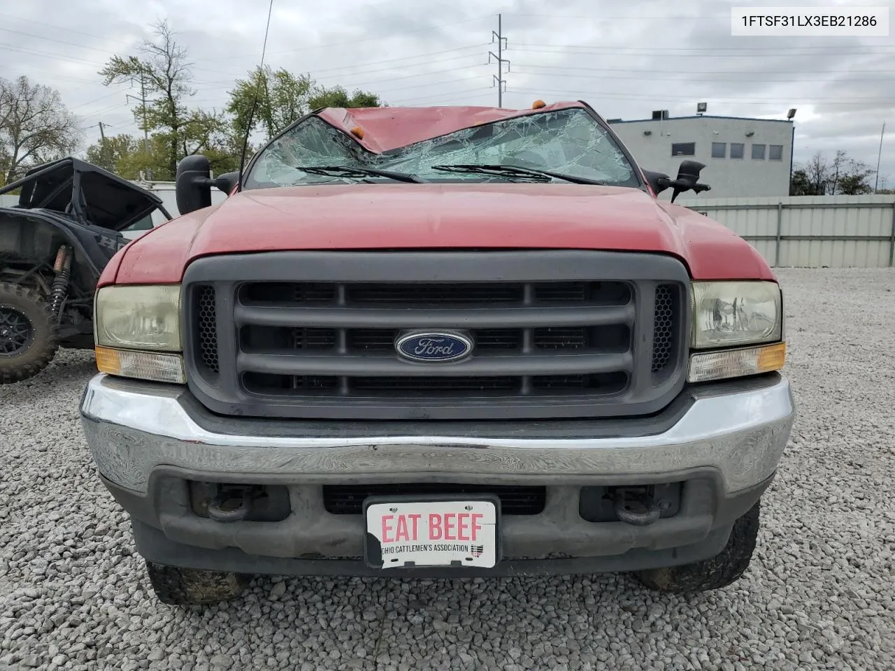 2003 Ford F350 Srw Super Duty VIN: 1FTSF31LX3EB21286 Lot: 75825074