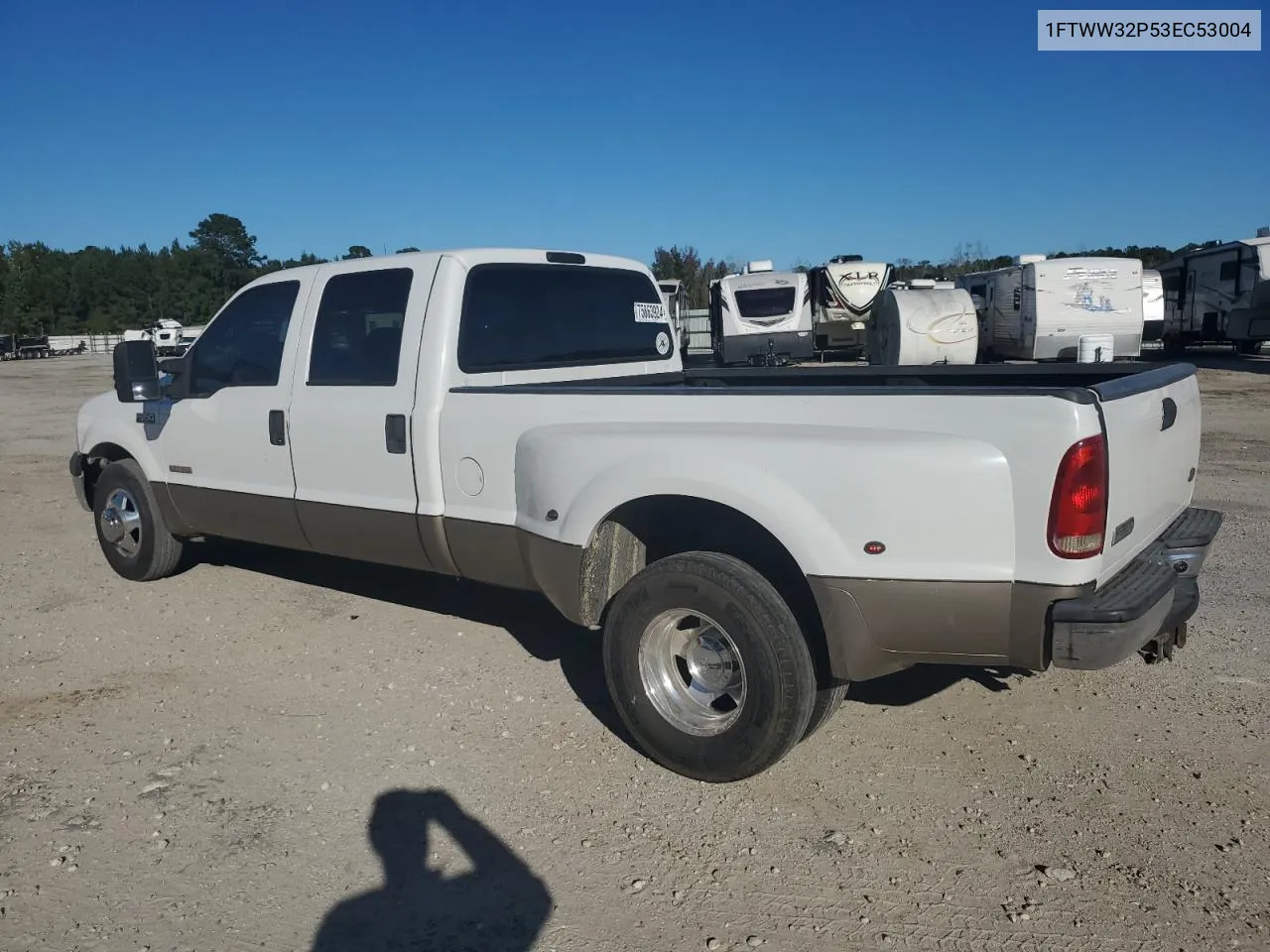 2003 Ford F350 Super Duty VIN: 1FTWW32P53EC53004 Lot: 75863924