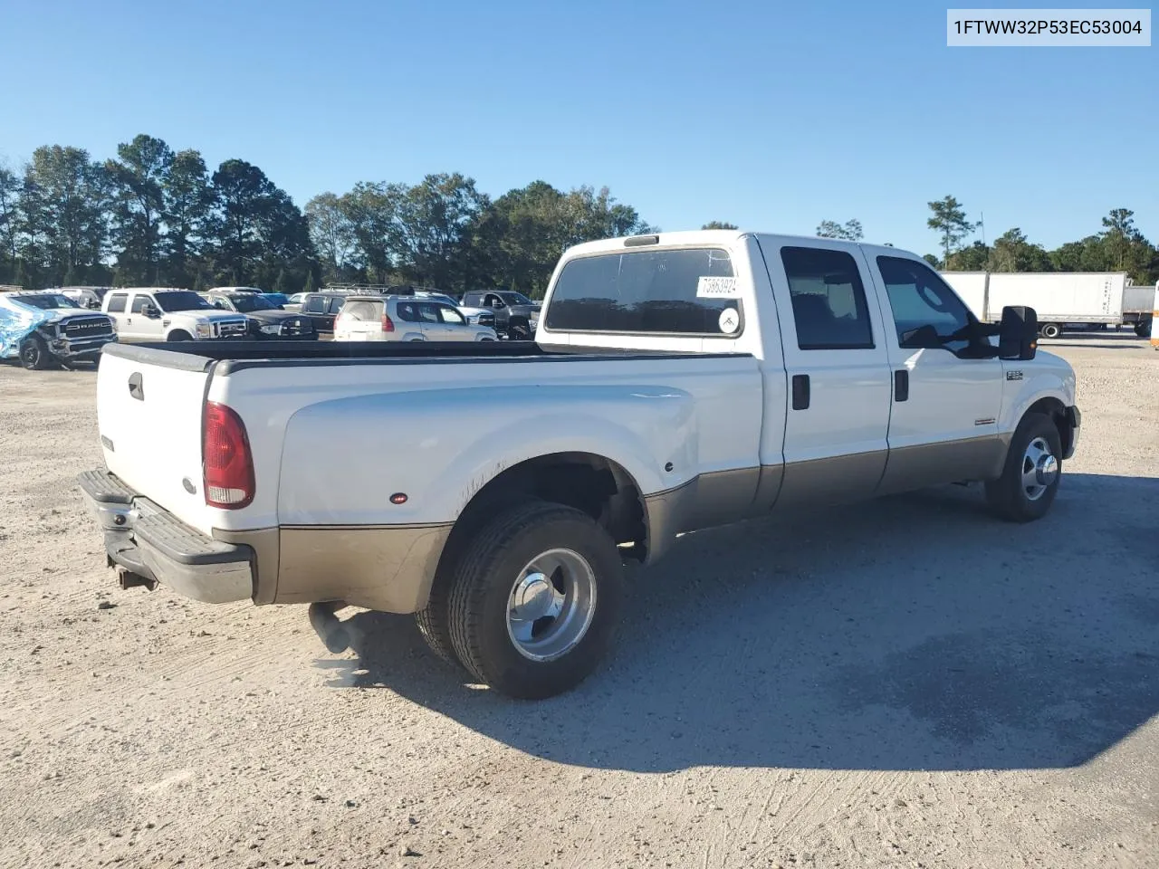 2003 Ford F350 Super Duty VIN: 1FTWW32P53EC53004 Lot: 75863924