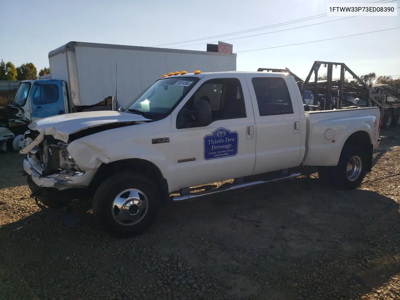 2003 Ford F350 Super Duty VIN: 1FTWW33P73ED08390 Lot: 76374764