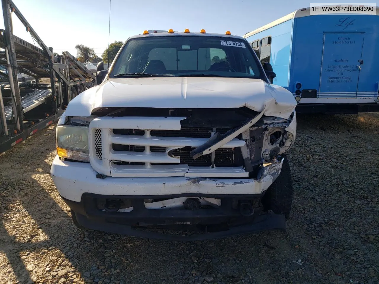 2003 Ford F350 Super Duty VIN: 1FTWW33P73ED08390 Lot: 76374764