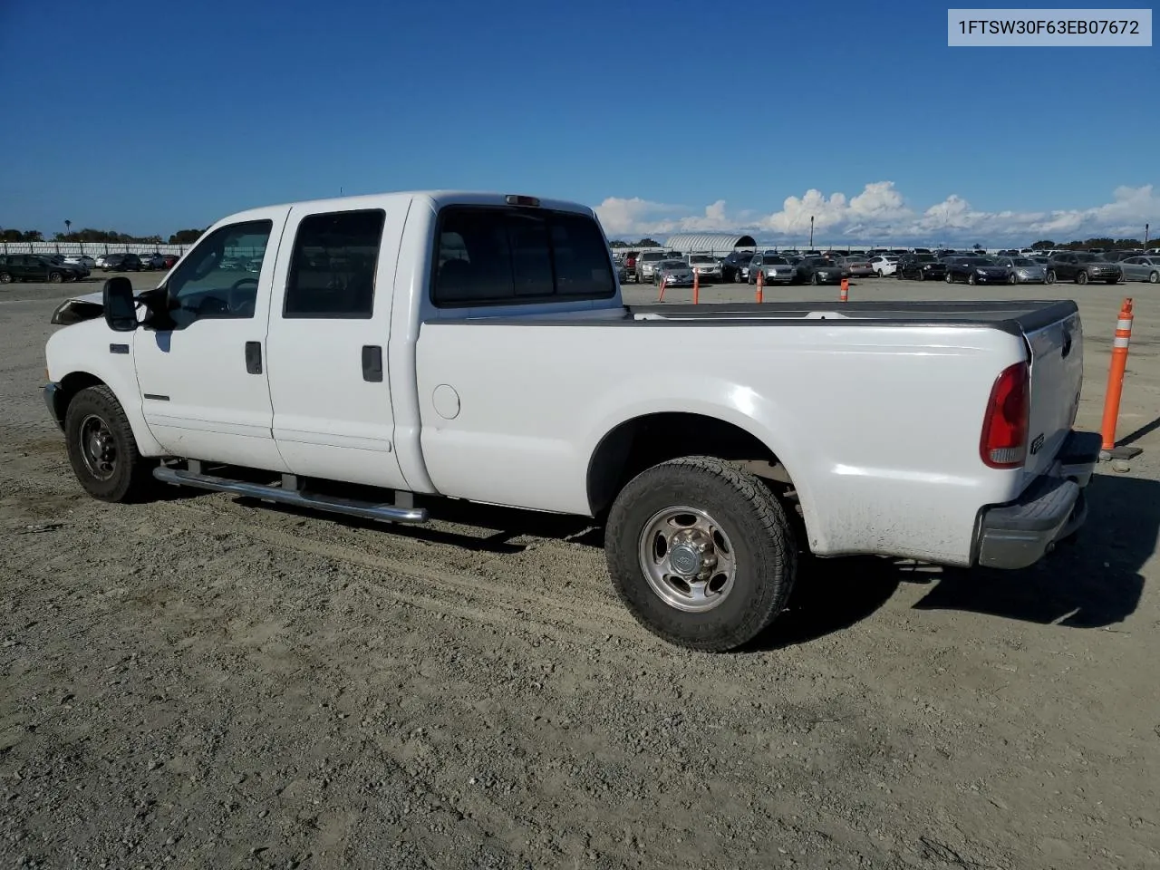 2003 Ford F350 Srw Super Duty VIN: 1FTSW30F63EB07672 Lot: 76659184