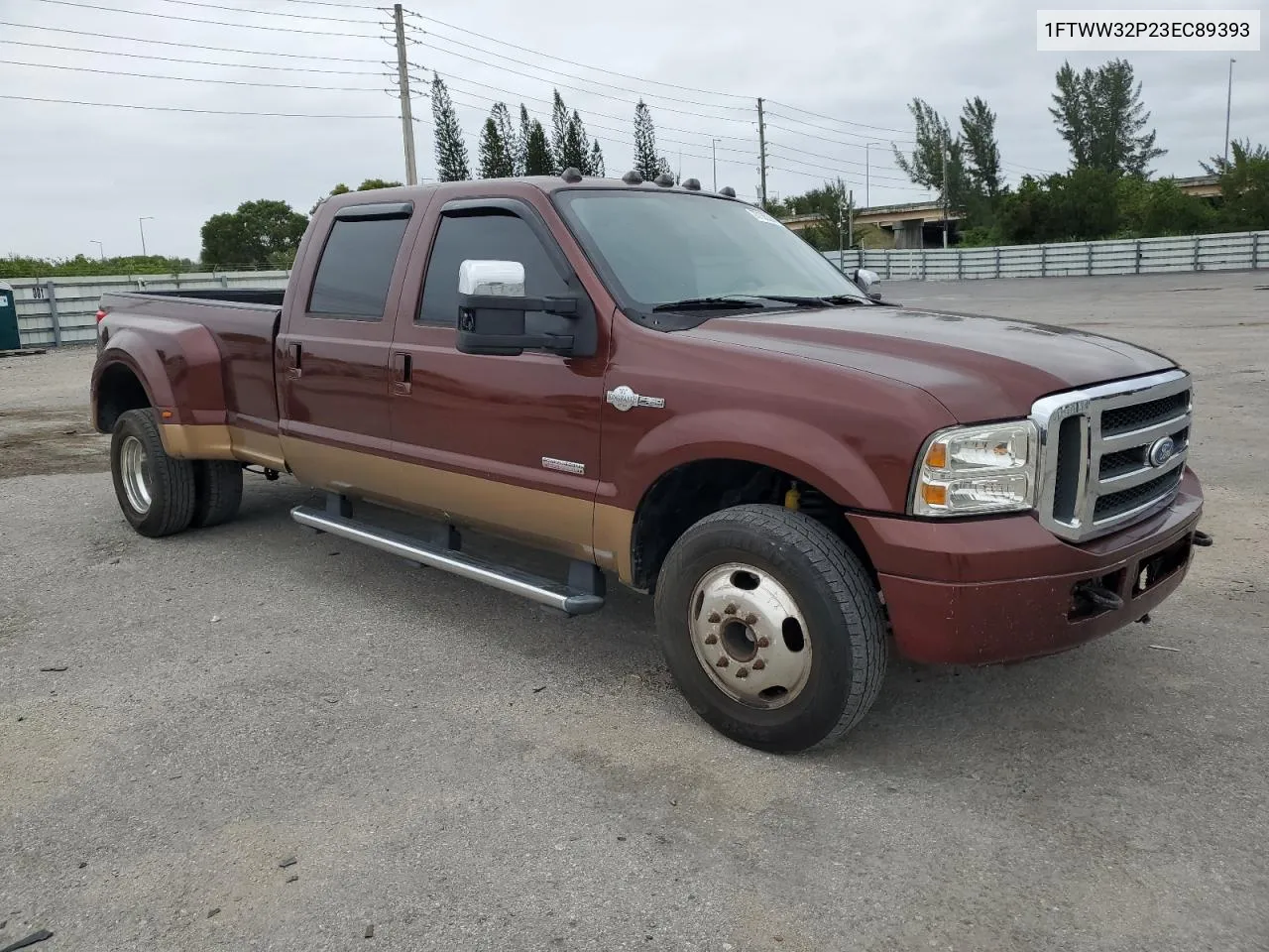 2003 Ford F350 Super Duty VIN: 1FTWW32P23EC89393 Lot: 77135364