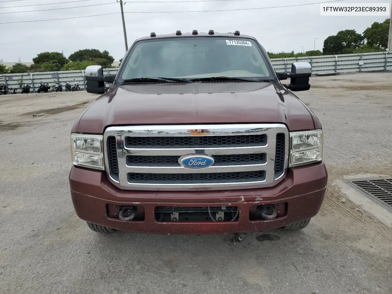 2003 Ford F350 Super Duty VIN: 1FTWW32P23EC89393 Lot: 77135364