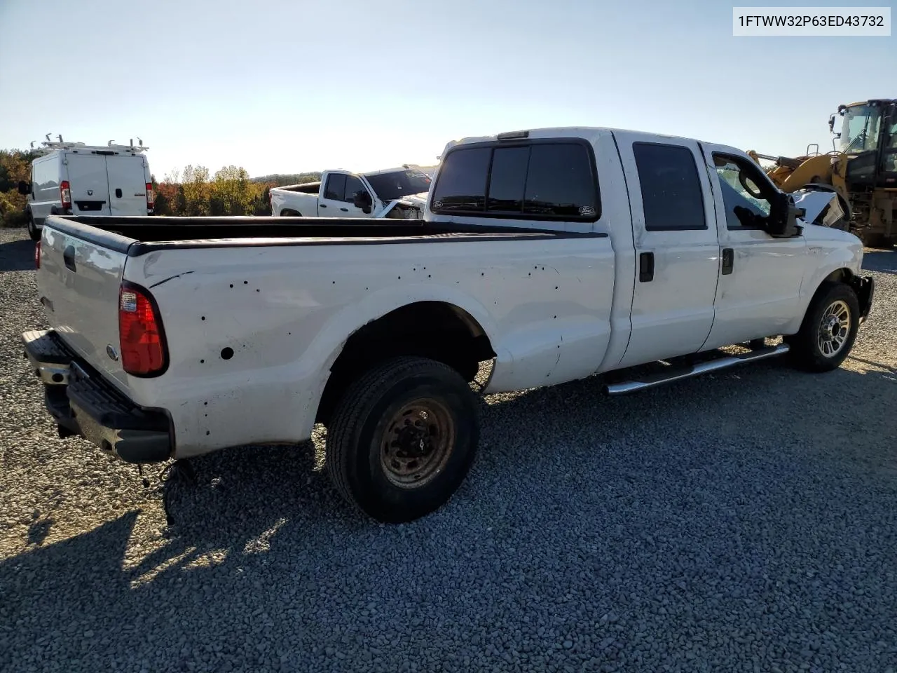 2003 Ford F350 Super Duty VIN: 1FTWW32P63ED43732 Lot: 77338994