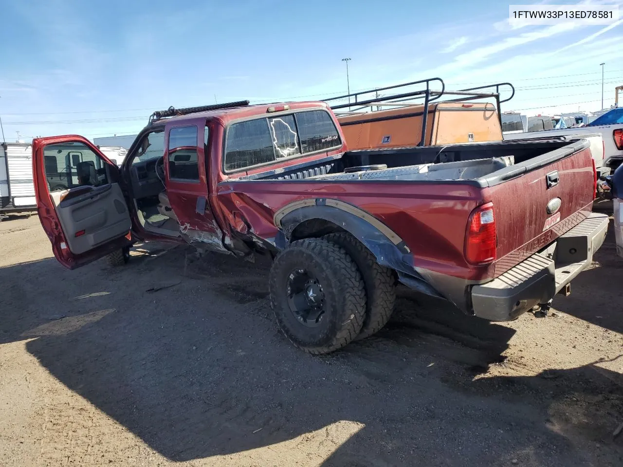 2003 Ford F350 Super Duty VIN: 1FTWW33P13ED78581 Lot: 77344564