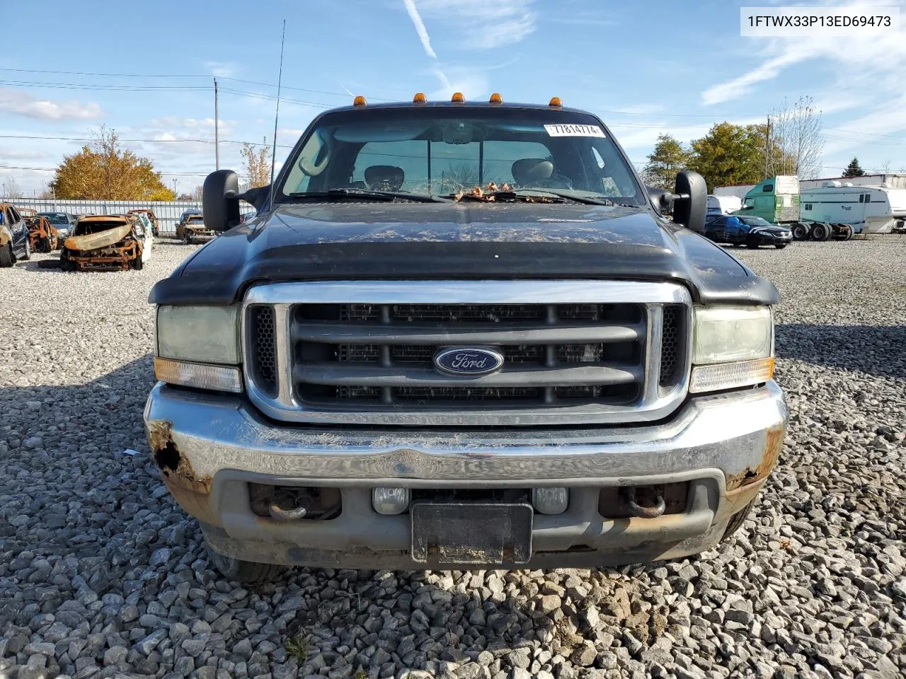 2003 Ford F350 Super Duty VIN: 1FTWX33P13ED69473 Lot: 77814774