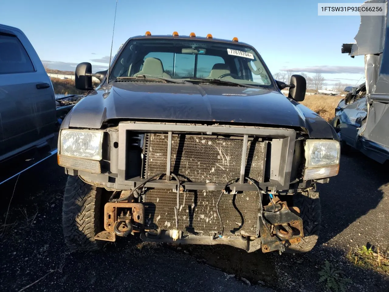 2003 Ford F350 Srw Super Duty VIN: 1FTSW31P93EC66256 Lot: 77819704