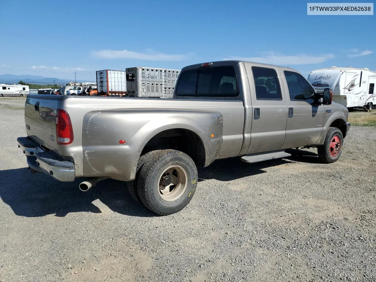 2004 Ford F350 Super Duty VIN: 1FTWW33PX4ED62638 Lot: 54882264