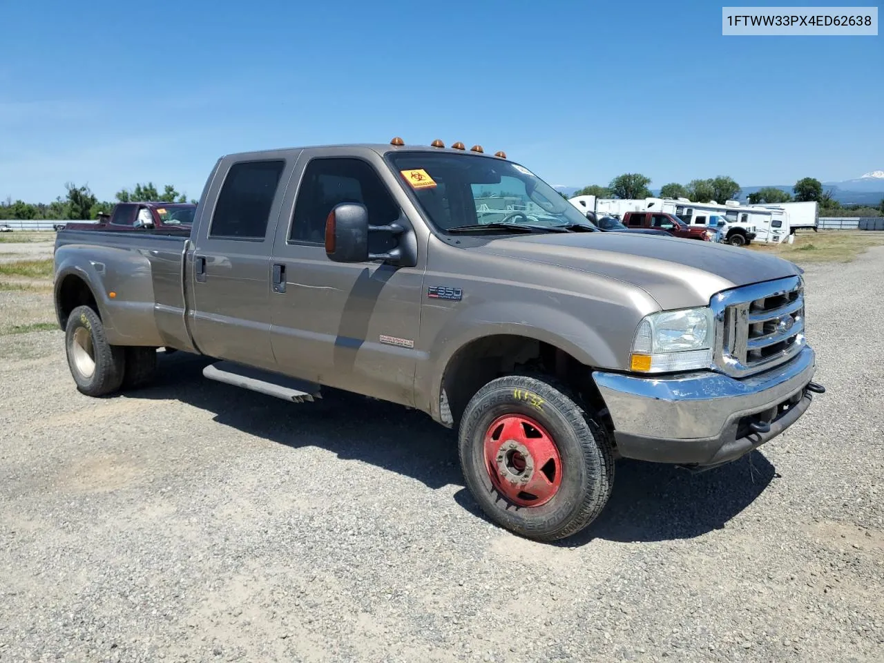 2004 Ford F350 Super Duty VIN: 1FTWW33PX4ED62638 Lot: 54882264