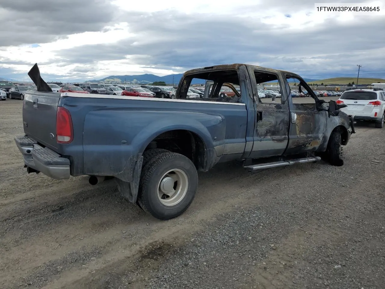 2004 Ford F350 Super Duty VIN: 1FTWW33PX4EA58645 Lot: 60942184