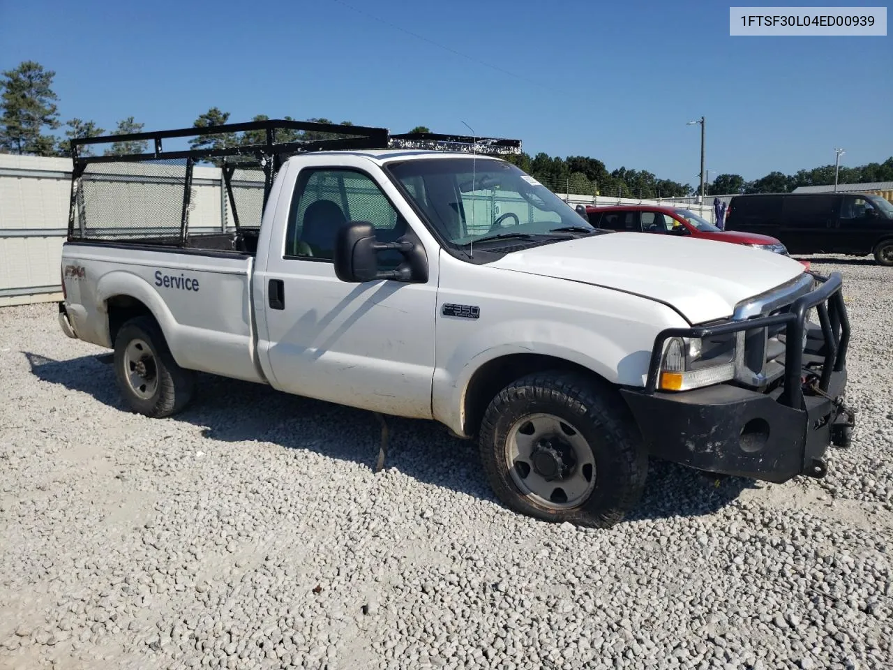 2004 Ford F350 Srw Super Duty VIN: 1FTSF30L04ED00939 Lot: 65922714