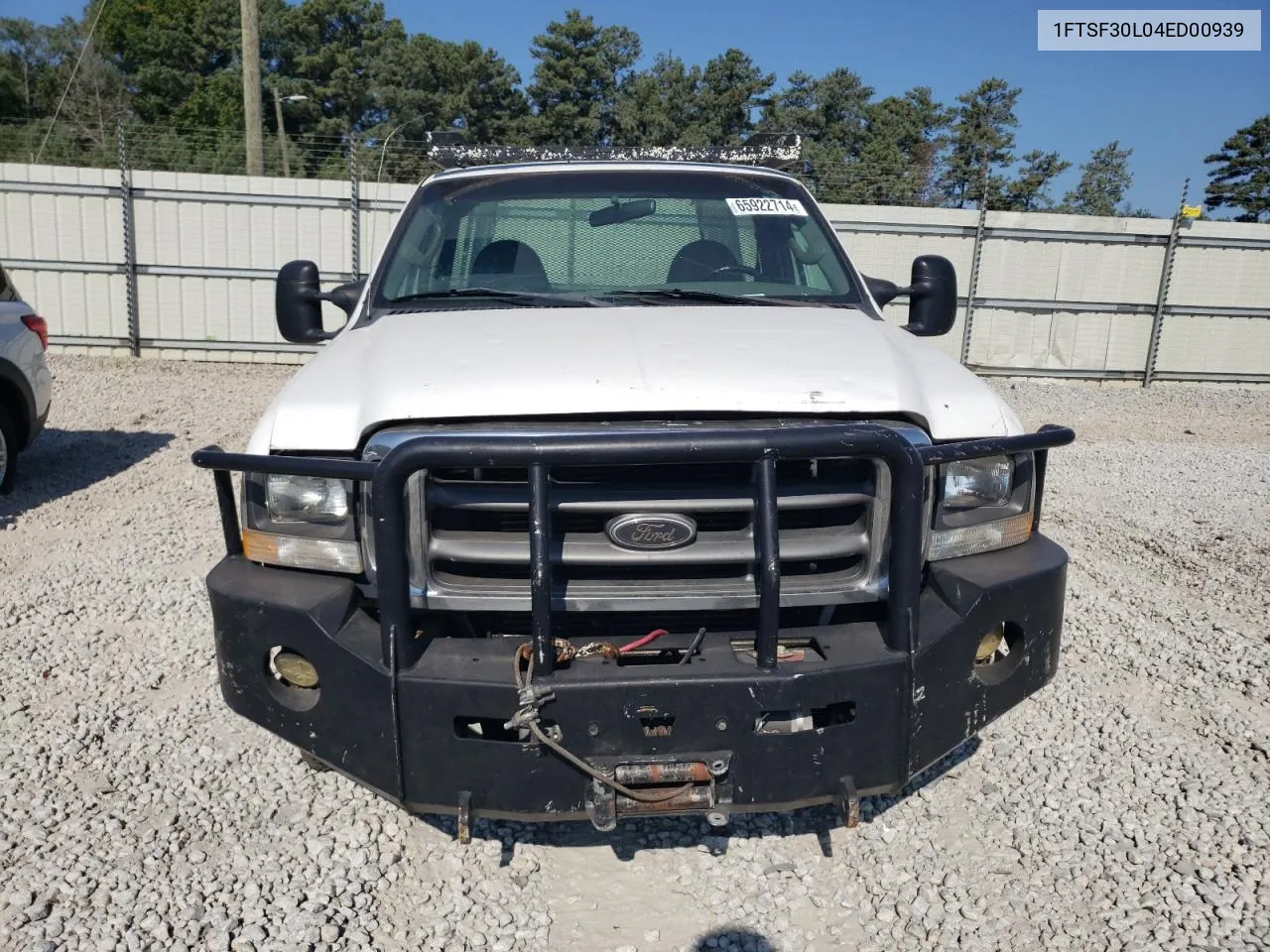 2004 Ford F350 Srw Super Duty VIN: 1FTSF30L04ED00939 Lot: 65922714