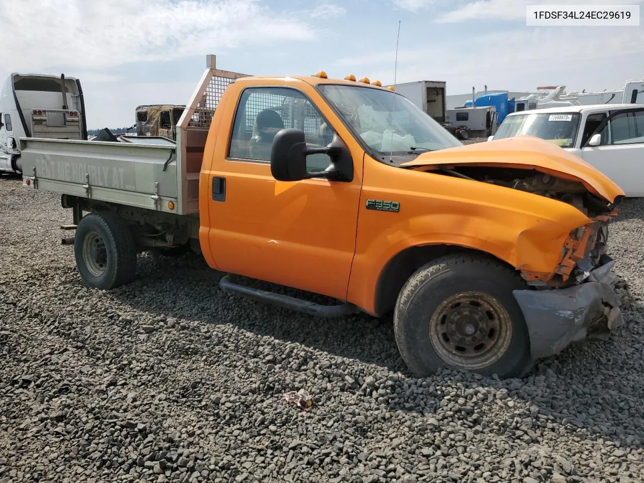 2004 Ford F350 Srw Super Duty VIN: 1FDSF34L24EC29619 Lot: 66737024