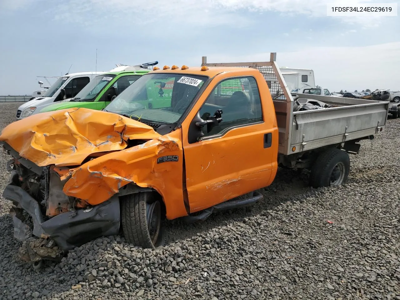 2004 Ford F350 Srw Super Duty VIN: 1FDSF34L24EC29619 Lot: 66737024