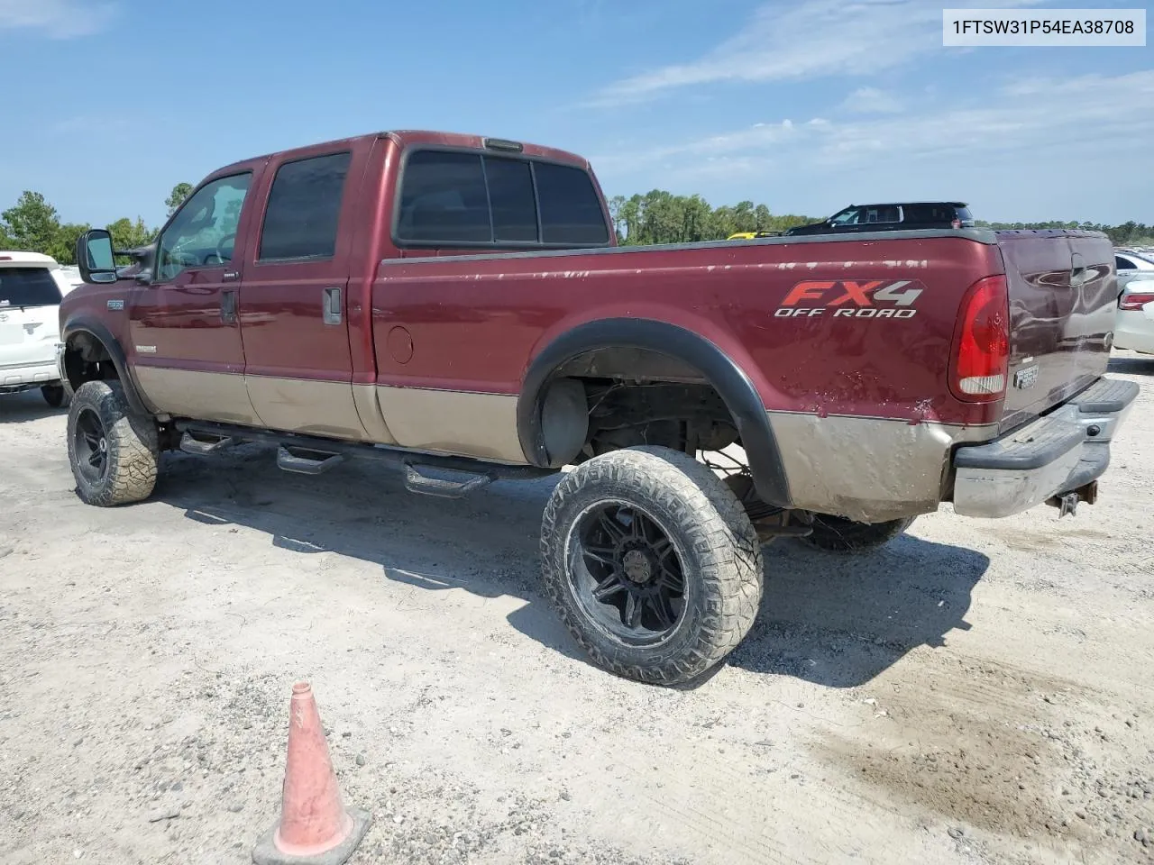 2004 Ford F350 Srw Super Duty VIN: 1FTSW31P54EA38708 Lot: 67586204