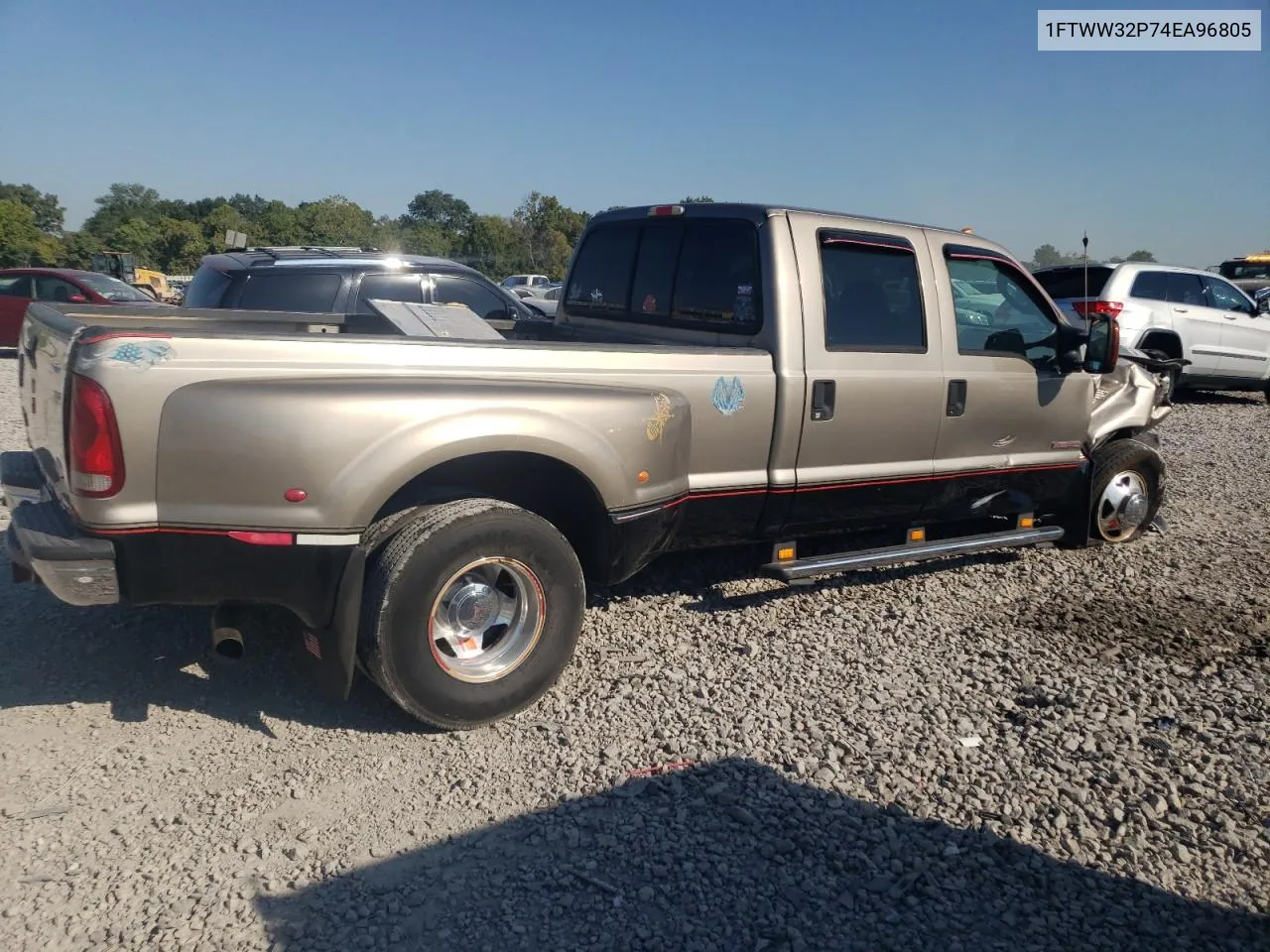 2004 Ford F350 Super Duty VIN: 1FTWW32P74EA96805 Lot: 68908264