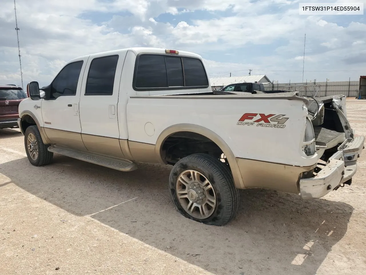 2004 Ford F350 Srw Super Duty VIN: 1FTSW31P14ED55904 Lot: 69575384