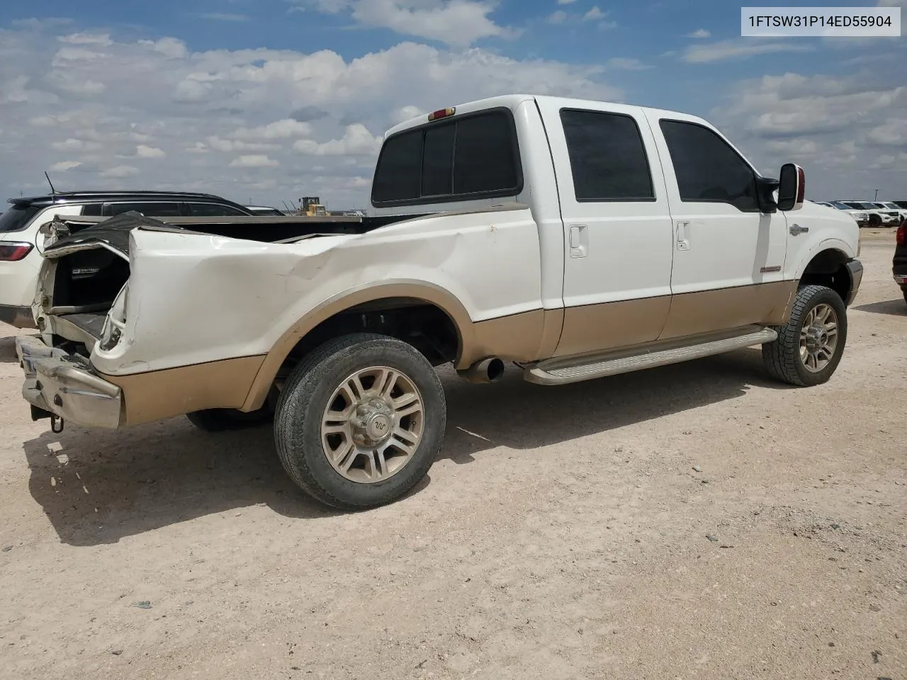 2004 Ford F350 Srw Super Duty VIN: 1FTSW31P14ED55904 Lot: 69575384