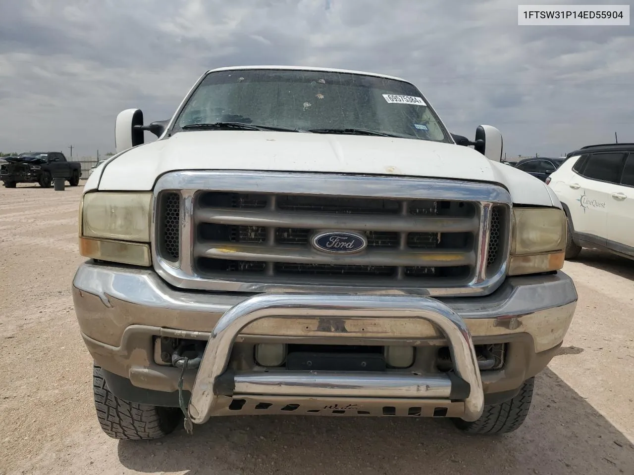 2004 Ford F350 Srw Super Duty VIN: 1FTSW31P14ED55904 Lot: 69575384