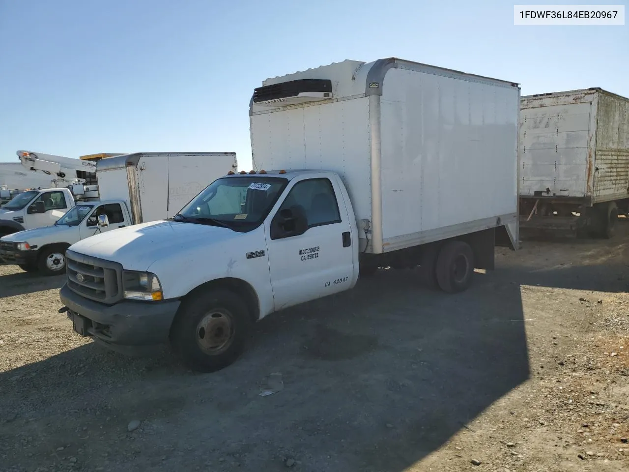 2004 Ford F350 Super Duty VIN: 1FDWF36L84EB20967 Lot: 70722924