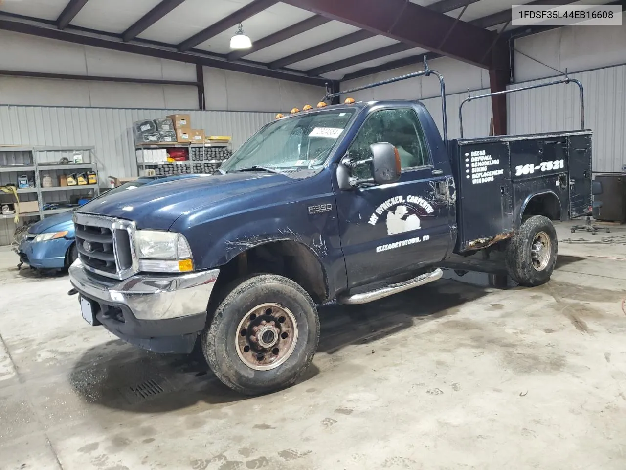 2004 Ford F350 Srw Super Duty VIN: 1FDSF35L44EB16608 Lot: 72924584