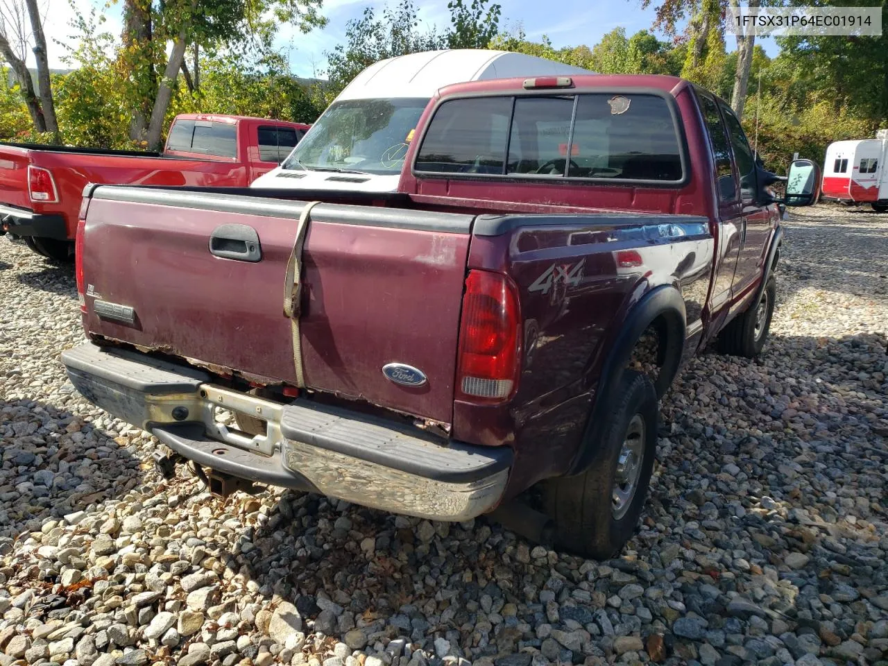 2004 Ford F350 Srw Super Duty VIN: 1FTSX31P64EC01914 Lot: 73018864