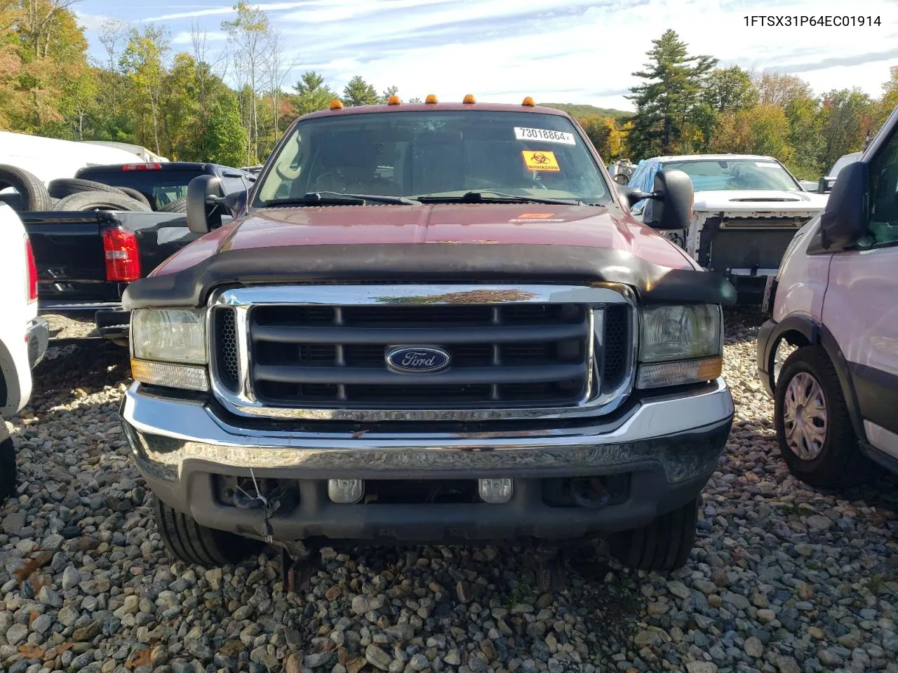 2004 Ford F350 Srw Super Duty VIN: 1FTSX31P64EC01914 Lot: 73018864