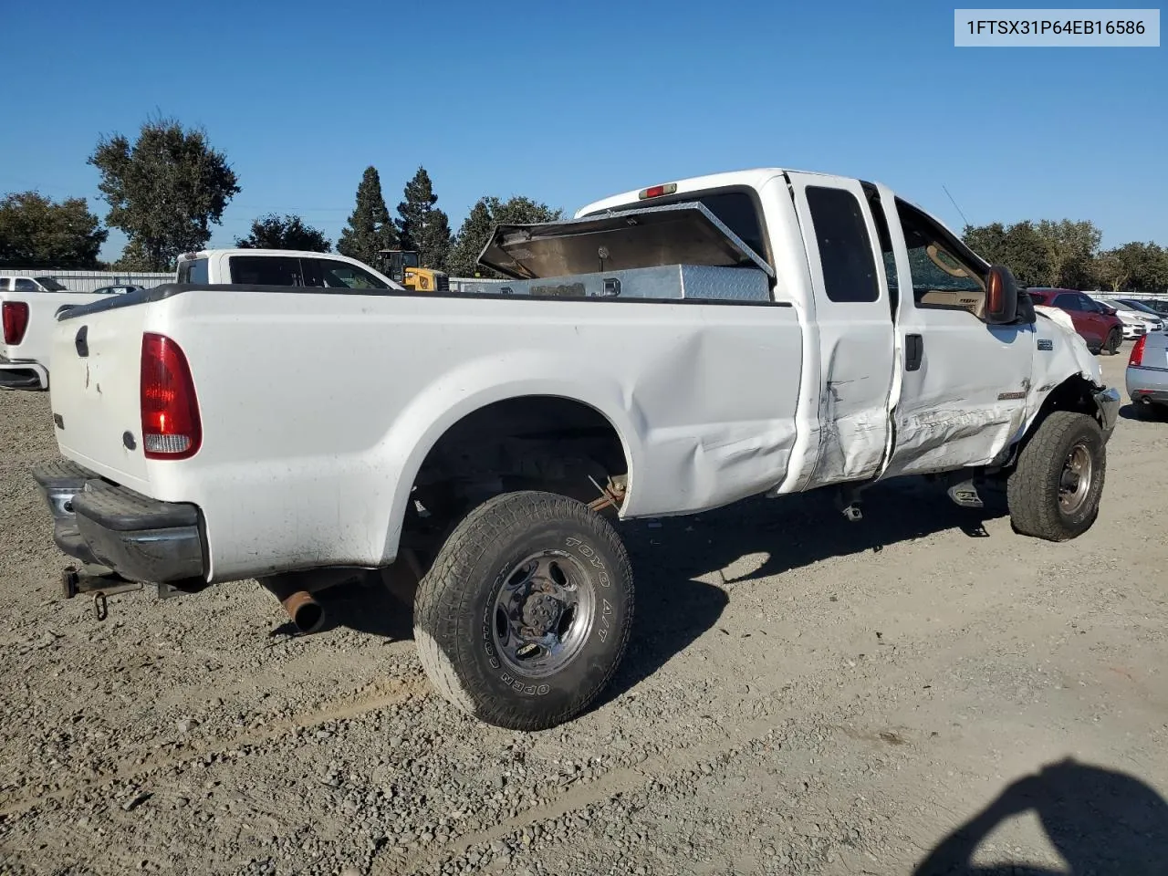 2004 Ford F350 Srw Super Duty VIN: 1FTSX31P64EB16586 Lot: 73237154