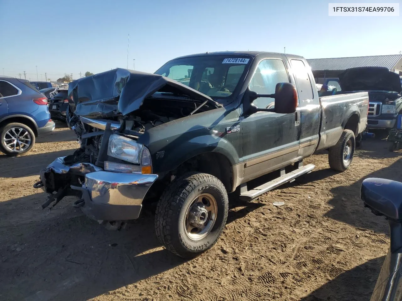 2004 Ford F350 Srw Super Duty VIN: 1FTSX31S74EA99706 Lot: 74728144