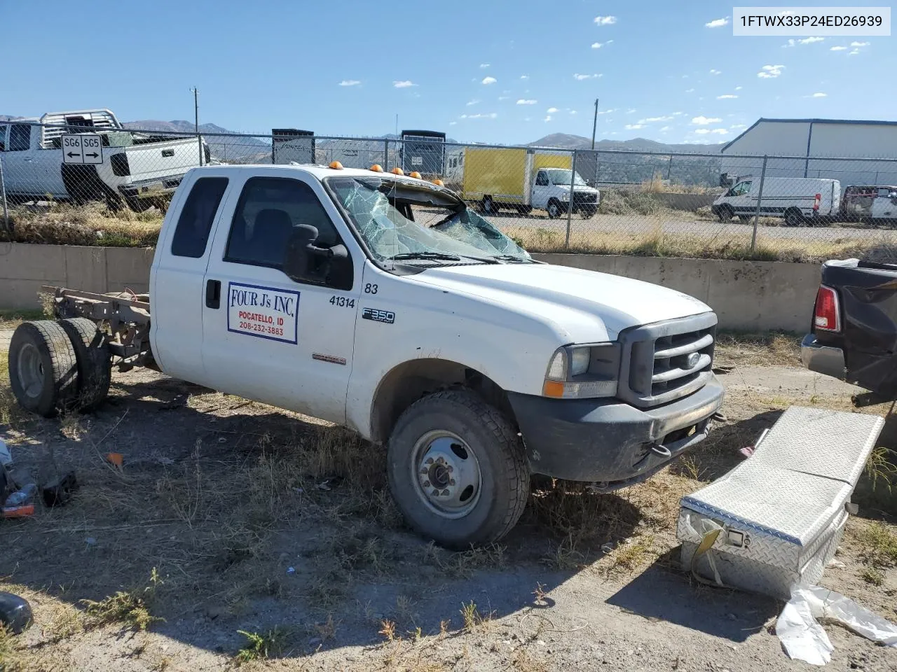 2004 Ford F350 Super Duty VIN: 1FTWX33P24ED26939 Lot: 74735764