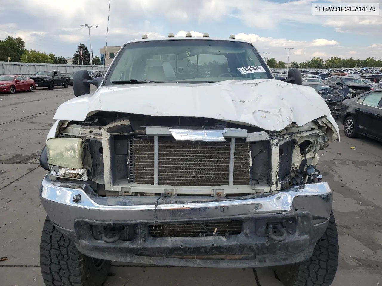 1FTSW31P34EA14178 2004 Ford F350 Srw Super Duty