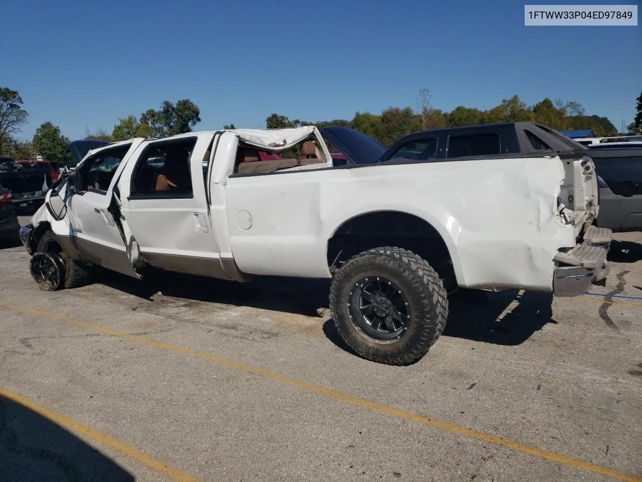 2004 Ford F350 Super Duty VIN: 1FTWW33P04ED97849 Lot: 74951754