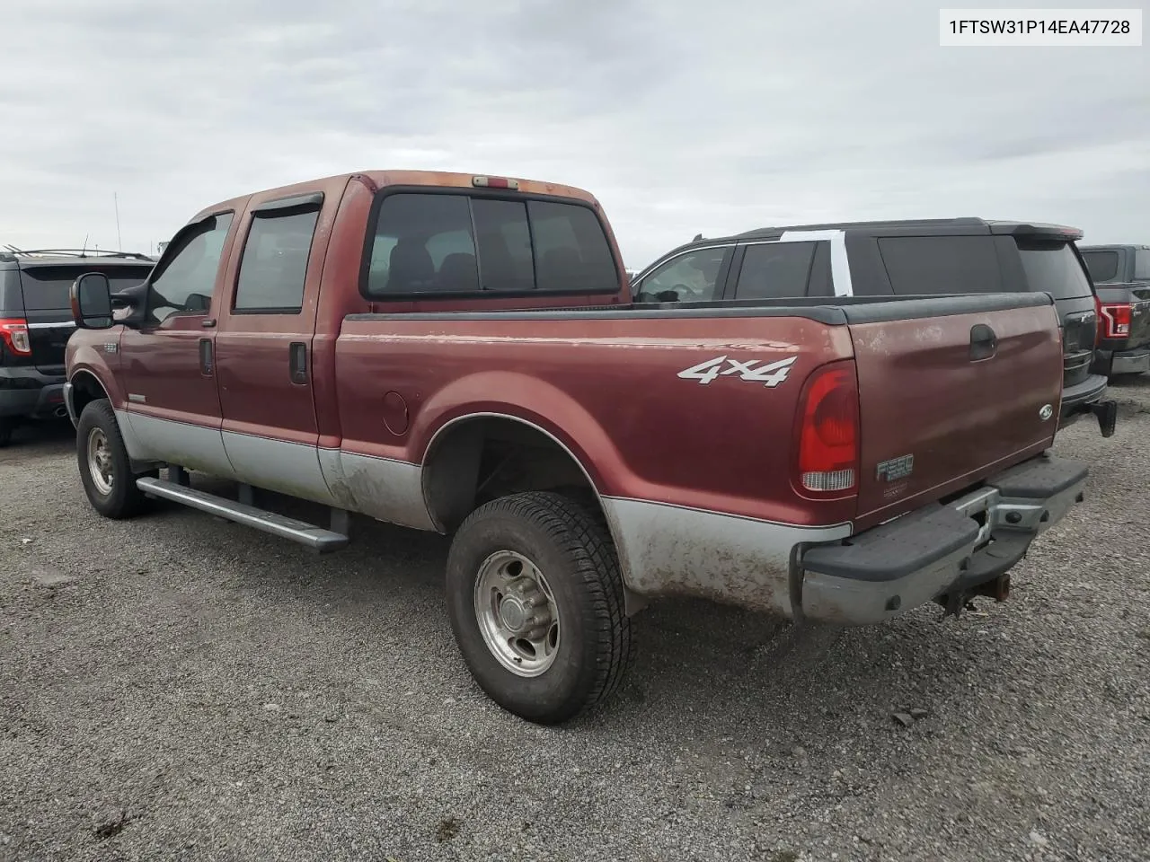 2004 Ford F350 Srw Super Duty VIN: 1FTSW31P14EA47728 Lot: 75362574