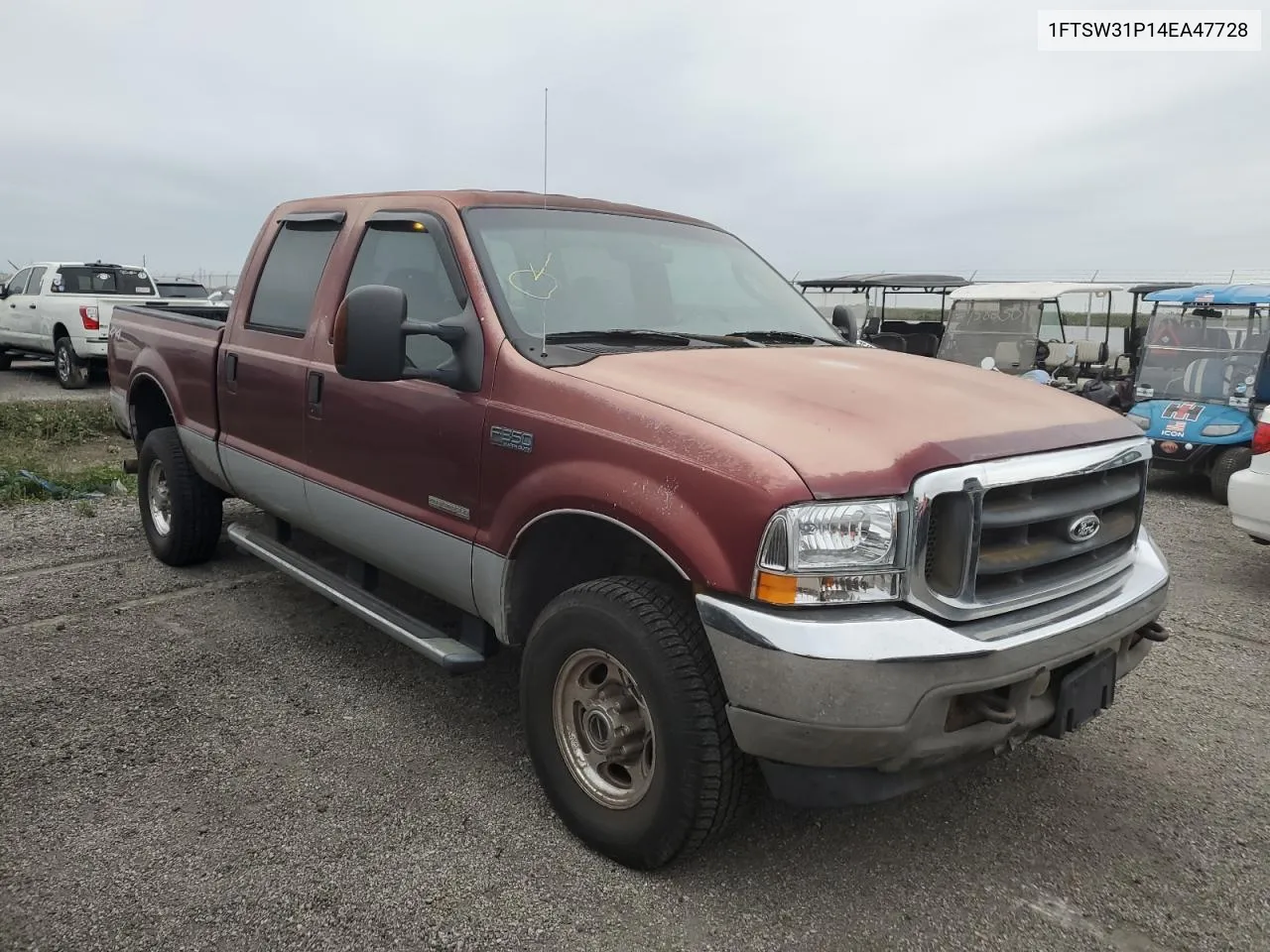 2004 Ford F350 Srw Super Duty VIN: 1FTSW31P14EA47728 Lot: 75362574