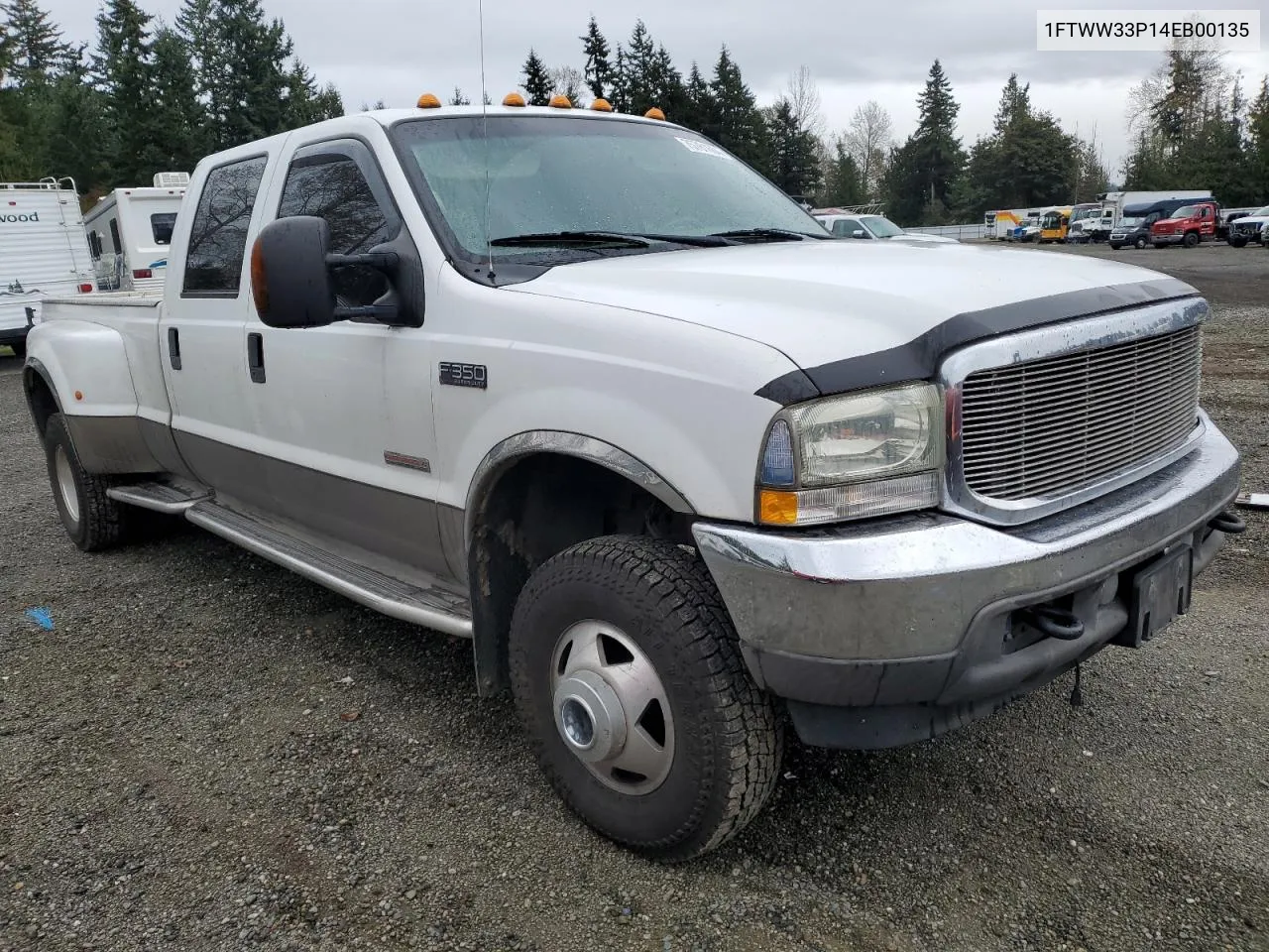 2004 Ford F350 Super Duty VIN: 1FTWW33P14EB00135 Lot: 75761664