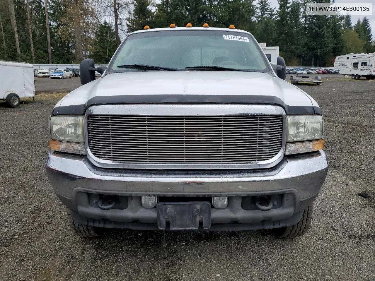 2004 Ford F350 Super Duty VIN: 1FTWW33P14EB00135 Lot: 75761664