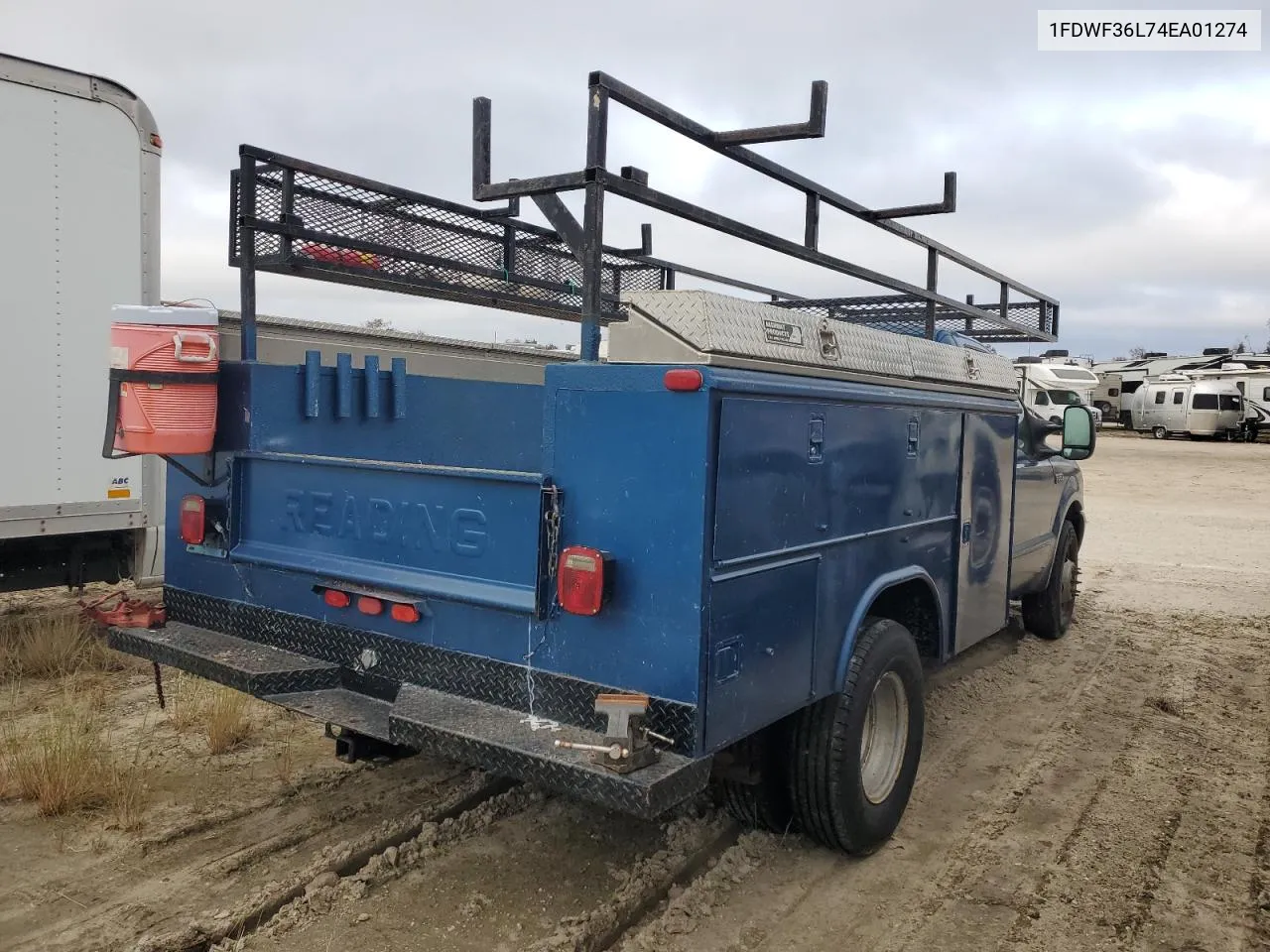 2004 Ford F350 Super Duty VIN: 1FDWF36L74EA01274 Lot: 76286544