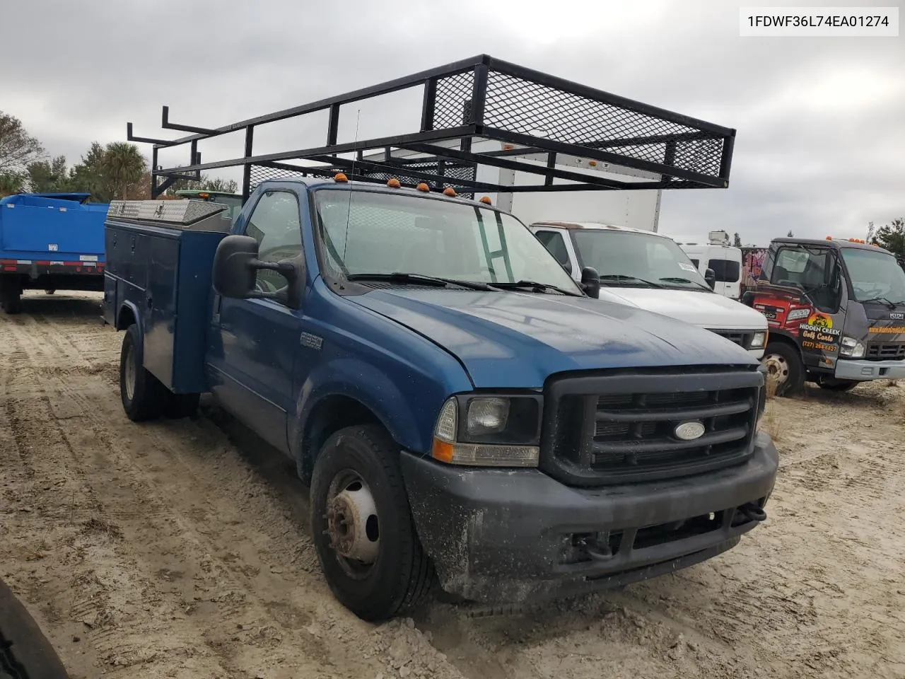 2004 Ford F350 Super Duty VIN: 1FDWF36L74EA01274 Lot: 76286544