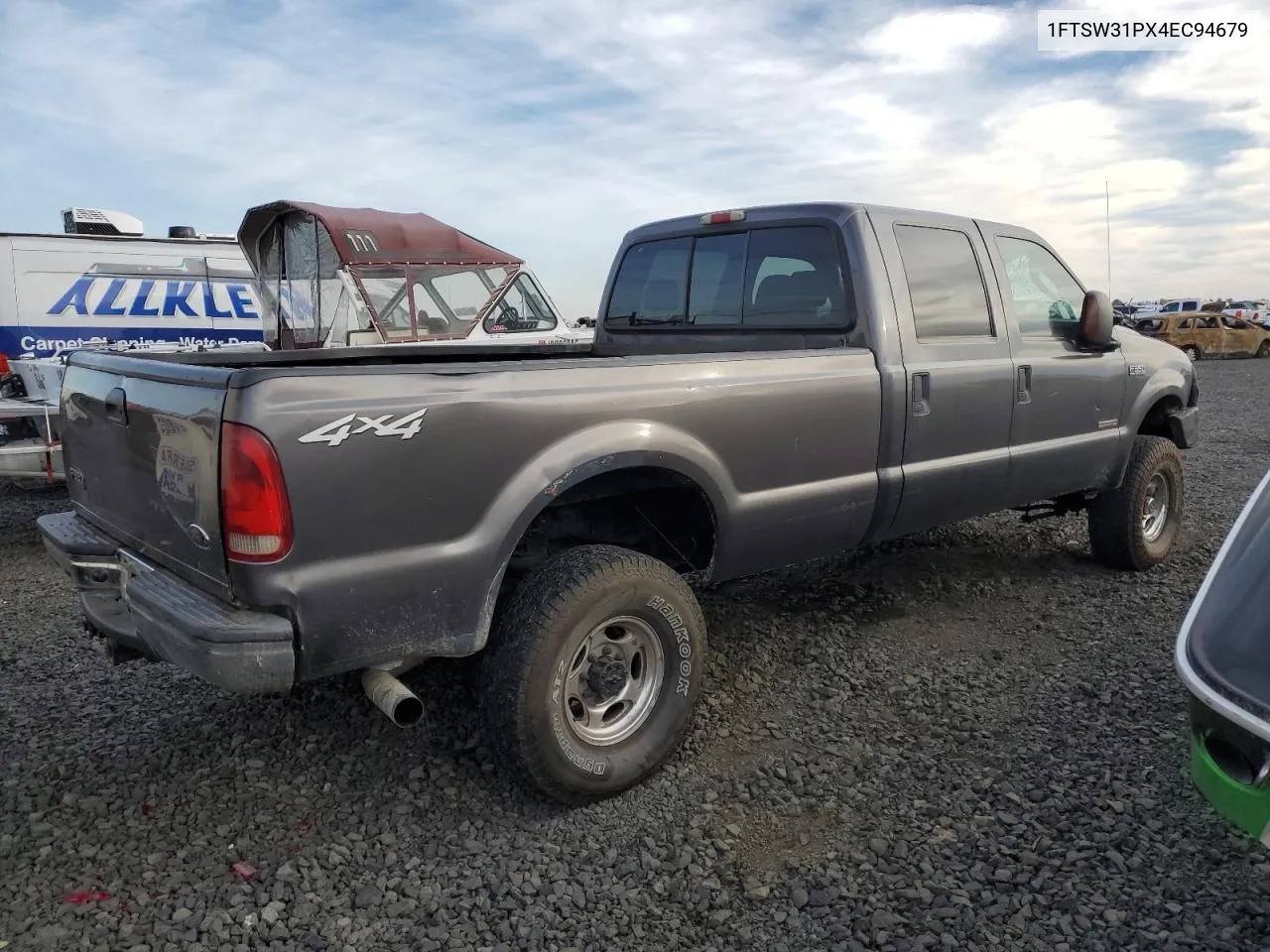 2004 Ford F350 Srw Super Duty VIN: 1FTSW31PX4EC94679 Lot: 76289164