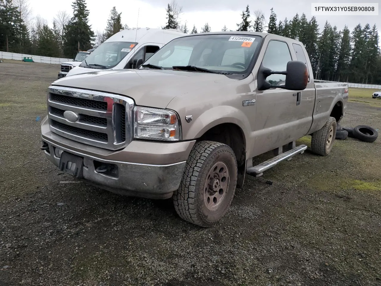 2005 Ford F350 Srw Super Duty VIN: 1FTWX31Y05EB90808 Lot: 41259994